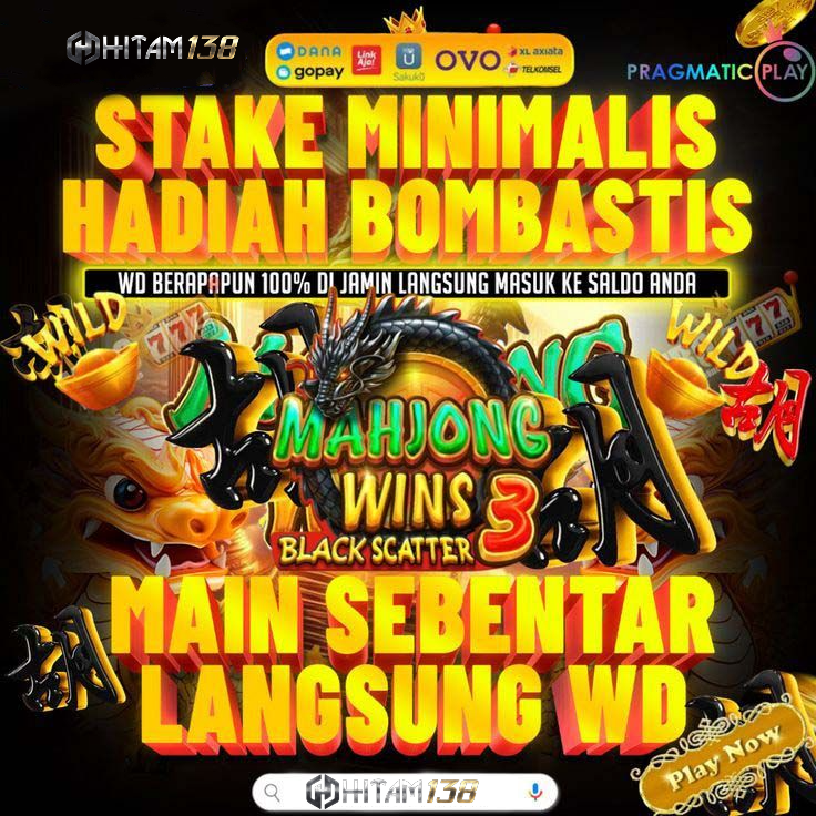 Hitam138 Link Slot Online Taruhan Terpercaya Pasti Scatter Terus